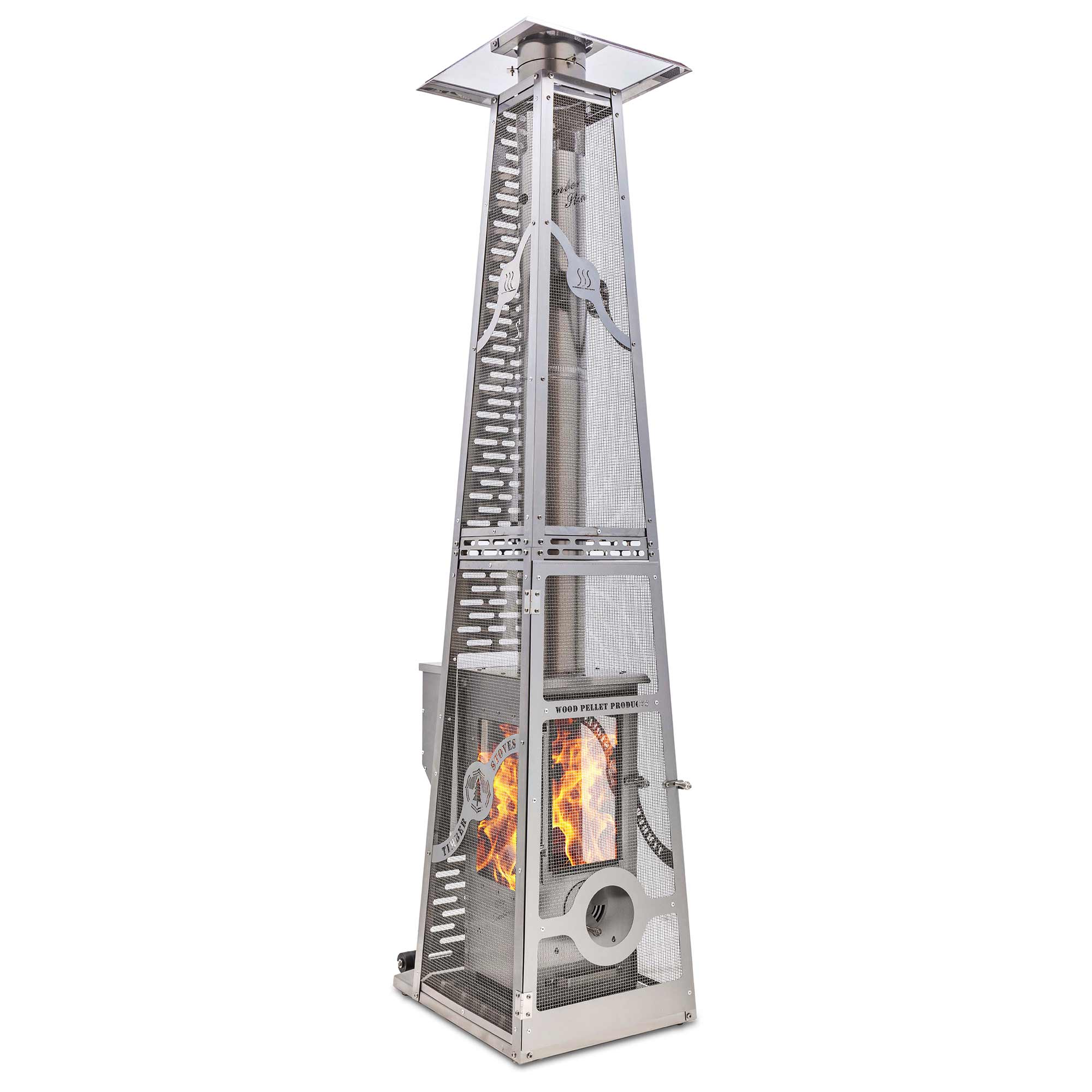 big-timber-elite-revere-patio-heater Wood pellet fired oven.